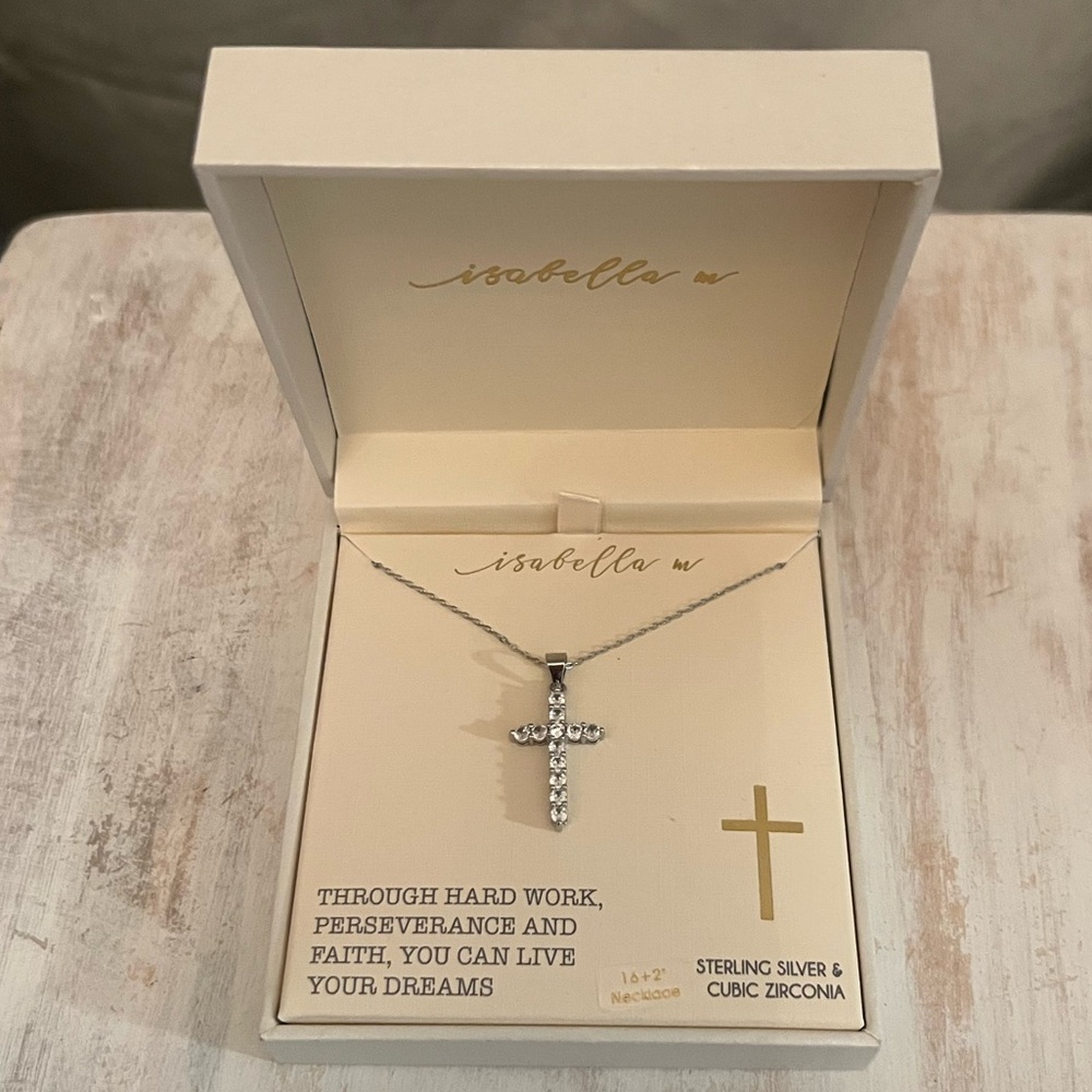 Isabella M Cross Necklace